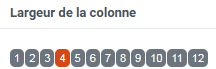 Largeur de colonne en multiple de 12