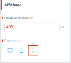 paramètre Affichage d'une grid dans l'éditeur de Flexit